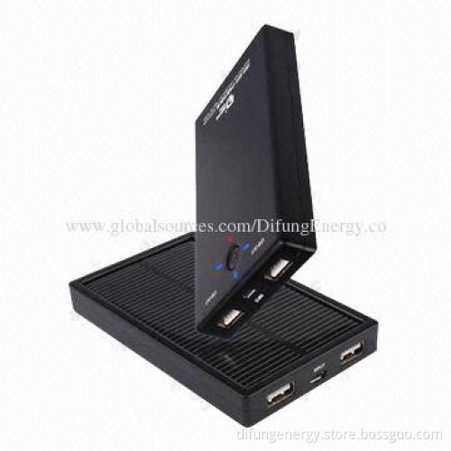 5,000mAh Solar Chargers for Mobiles with Dual USB Ports